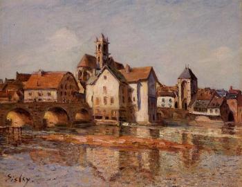 阿爾弗萊德 西斯萊 The Moret Bridge 阿爾弗萊德 西斯萊 The Moret Bridge